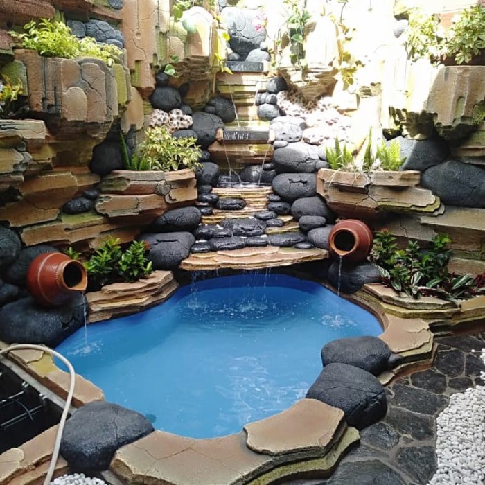MUST HAVE JASA PEMBUATAN TAMAN AIR TERJUN TERLARIS