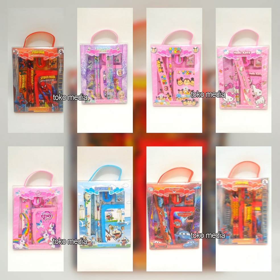 

↕Big Sale❋ C8NUZ Termurah Paket Alat Tulis Anak Study Set Karakter Bukan PHP L83 ✿Harga Termurah