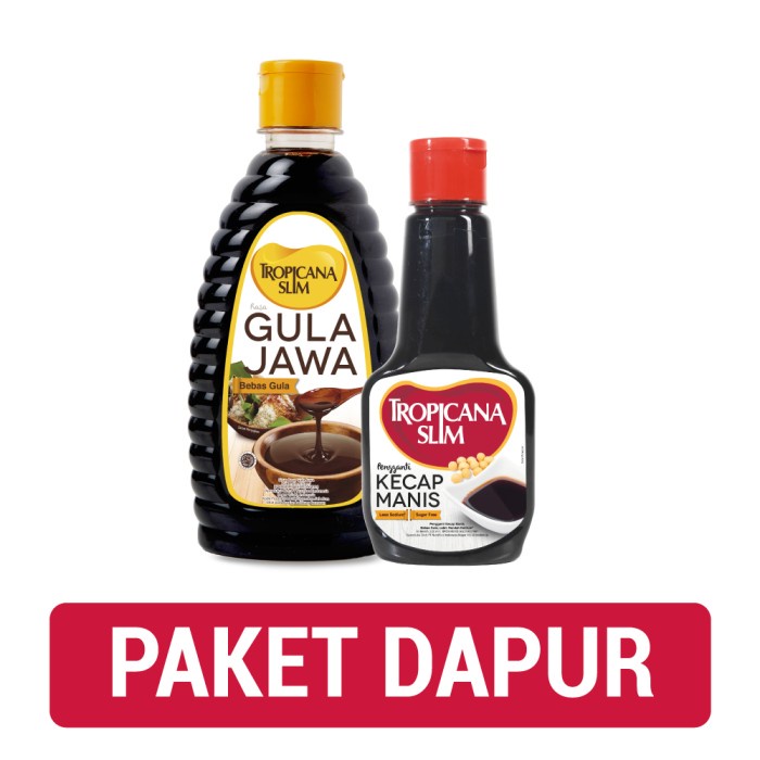 

Tropicana Slim Gula Jawa 350ml + Kecap Manis 200ml