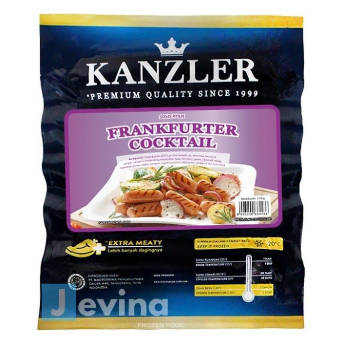 

Kanzler Frankfurter Cocktail 500g isi 40 roc02