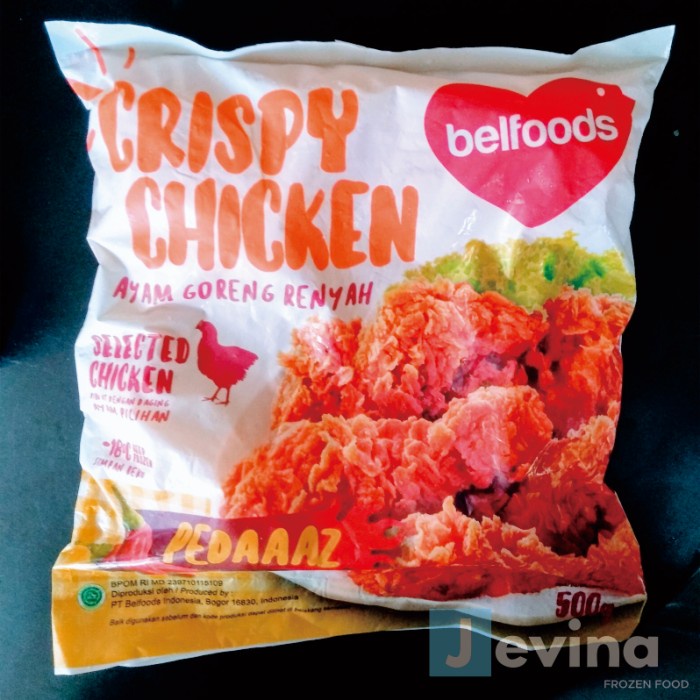 

Belfoods Crispy Ayam Goreng Renyah Pedas500g roc02