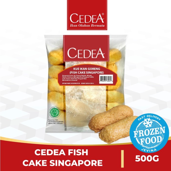 

Cedea Fish Cake Singapore (Kue Ikan) 500 g roc02