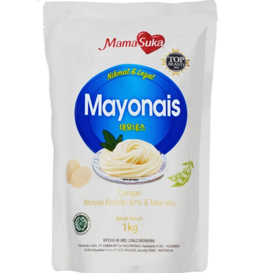 

MAMASUKA MAYONNAISE SAUCE 1 KG - SAUS MAYONES MAMASUKA HALAL ghe02