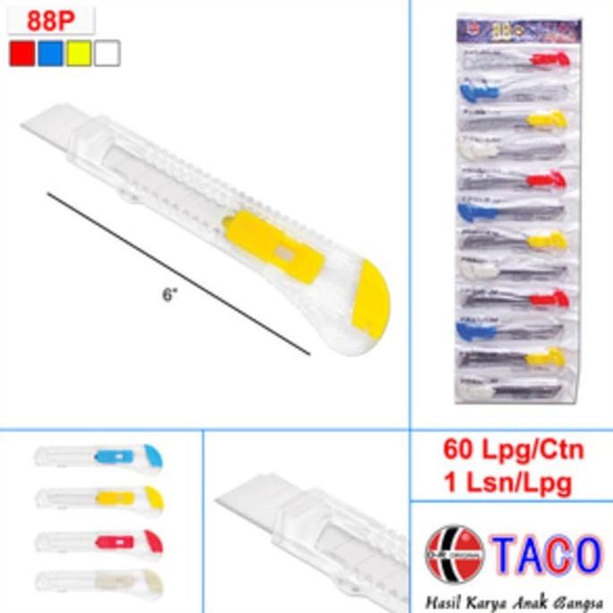 

Cutter Taco Besar Transparan 88 Premium Murah