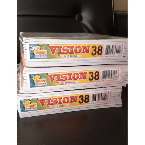 

Miliki Sekarang.. 1pak Buku Tulis / Book / Buku Vision 38 / buku tulis / Vision / vision38 / Vision tulis IB7
