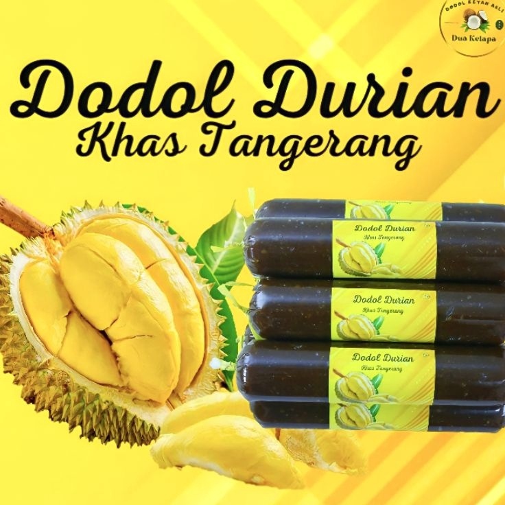

☈➸❋✦ Dodol Durian 200gr Khas Tangerang Fresh Harum Legit Terlaris
