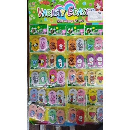 

Produk Terkini.. 40pc penghapus BT21 PRS