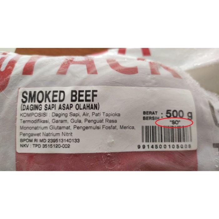 

BERNARDI SMOKE BEEF BULAT HORECA 500GR PREMIUM Daging Asap SAPI Burger Best Seller