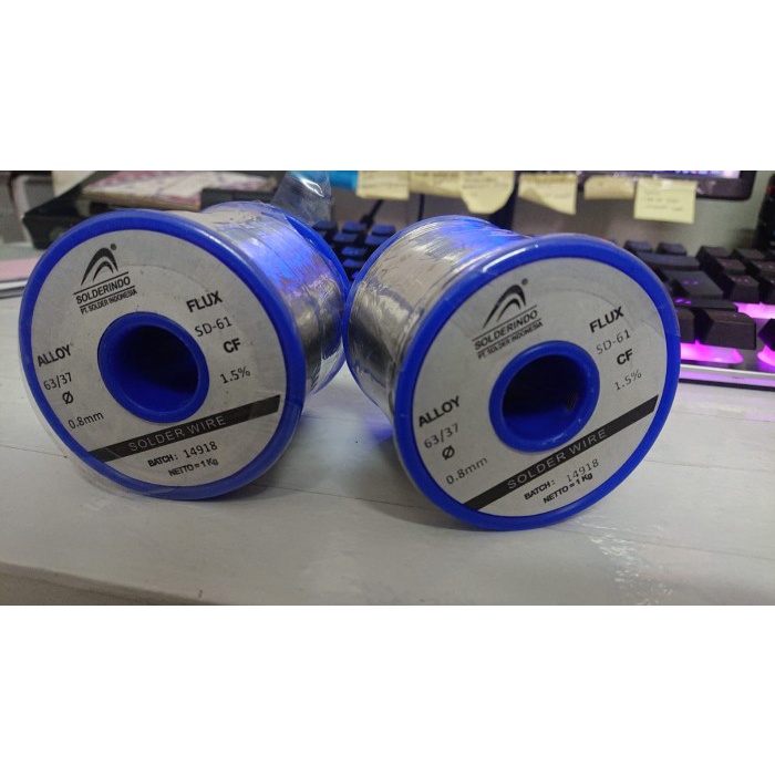 Bestseller Timah Solder Solderindo 0.8Mm Alloy 60-40 250Gram / Solder Wire