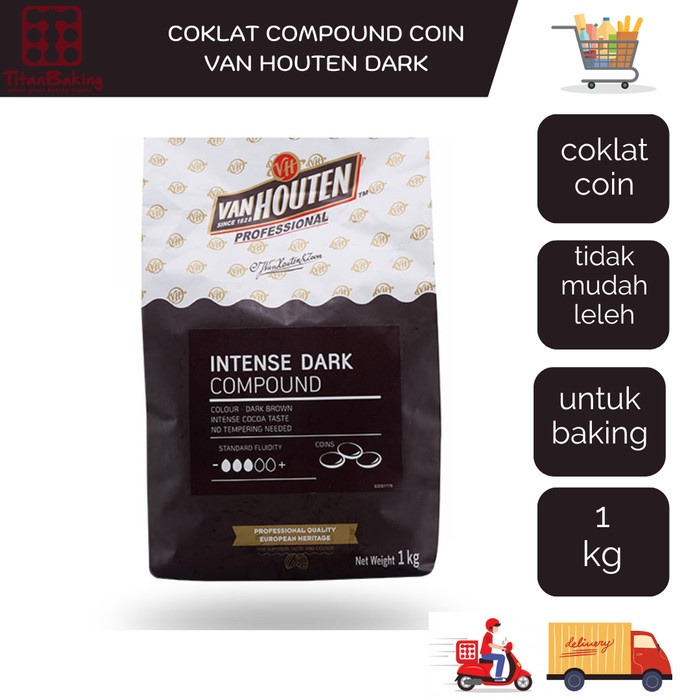 

Terlaris Coklat Compound Coin Van Houten Dark 1 Kg