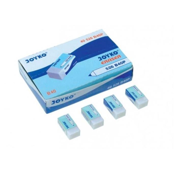 

Penghapus Eraser Joyko Putih Kecil 526 B40