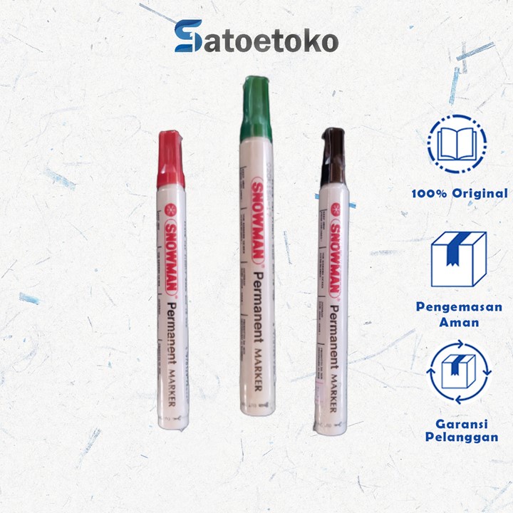 

SPIDOL SNOWMAN PERMANEN G12 HITAM / MERAH / HIJAU (SATUAN)