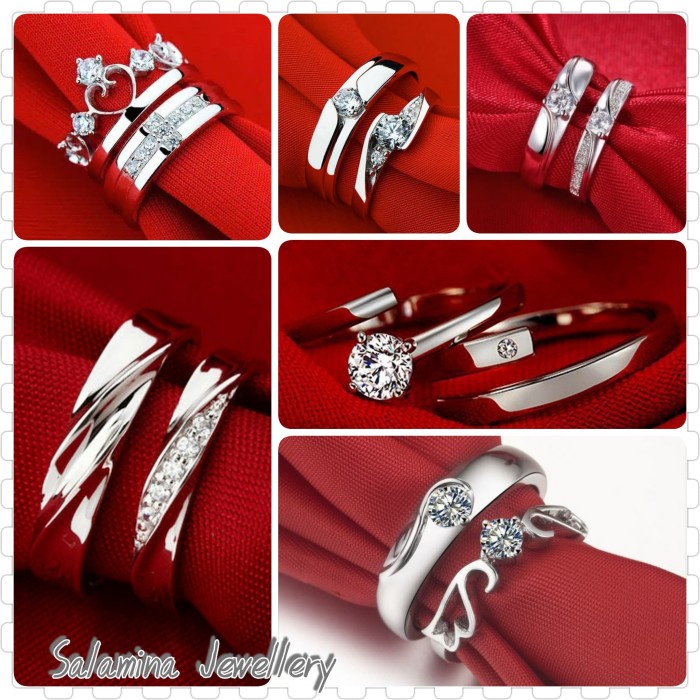 Best Seller Cincin Couple Cincin Tunangan Cincin Nikah Cincin Perak