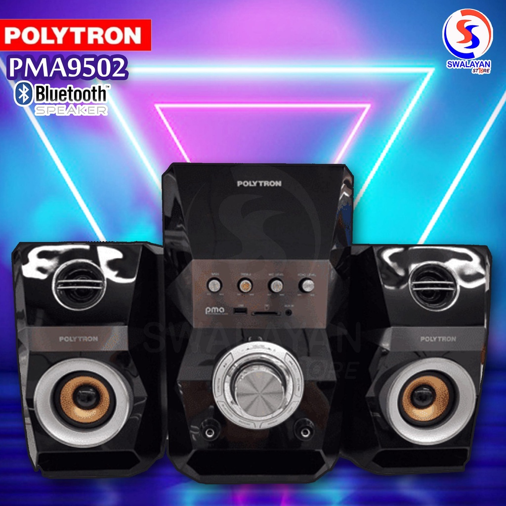 POLYTRON PMA 9502/9522 BLUETOOTH ORIGINAL Speaker super bass