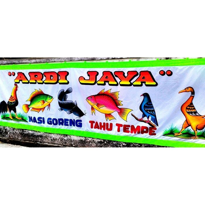 Terlaris Painting Spanduk Kain Lukis Bukan Printing / Lukis Spanduk (Etalase Khusus)