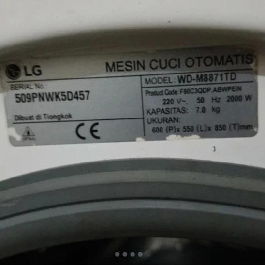 Modul Mesin Cuci Lg Front Loading Wd M807Otd Wd M8861Td Wd M8860Td Lg