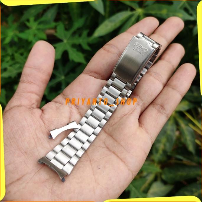 Strap Tali Jam Tangan Rantai Stainelss SEIKO 5 Automatic 20mm silver