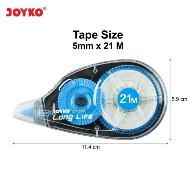 

Tip Ex Kertas / Correction Tape Joyko CT-533