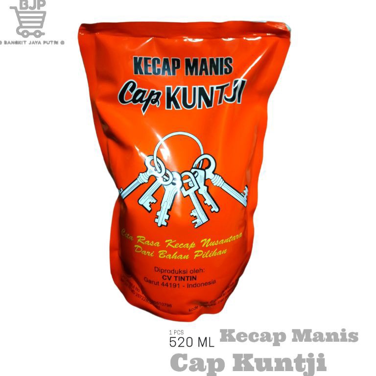 

Ready.. Kecap cap kuntji refil 520ML khas Garut 58