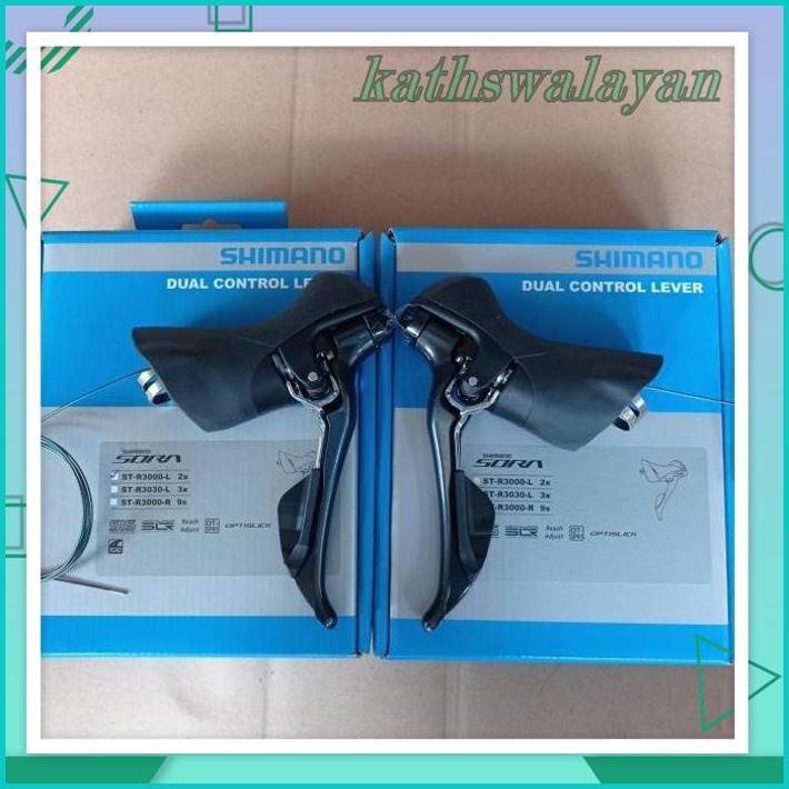 BRIFTER SHIMANO SORA 2 X 9 SPEED 2SPEED 9SPEED ST-R3000 BRAKE SHIFTER GRATIS ONGKIR 