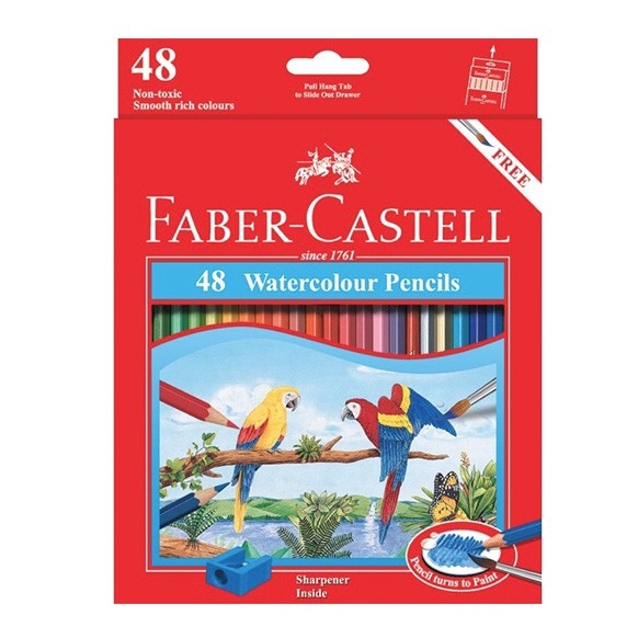 

Seller Faber Castell Watercolour Pencils 12/24/36/48 D86