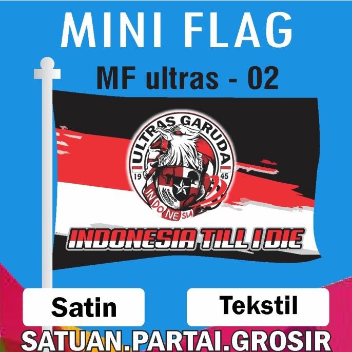 $+$+$+$+] BENDERA INDONESIA ULTRAS GARUDA / MINI FLAG INDONESIA / BENDERA CUSTOM