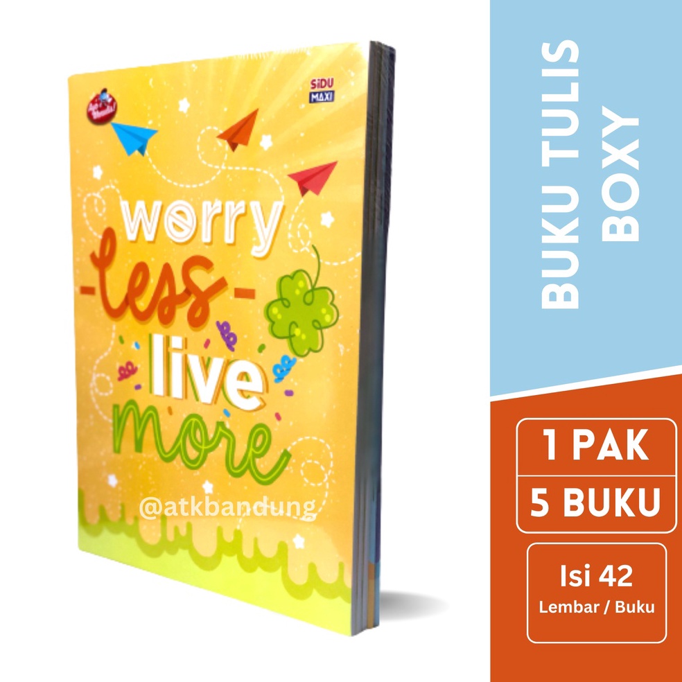 

➨ Sinar Dunia Buku Tulis SIDU MAXI Ukuran Boxy B5 42 Lembar - Jual Pak ( isi 5 ) 8tpvy