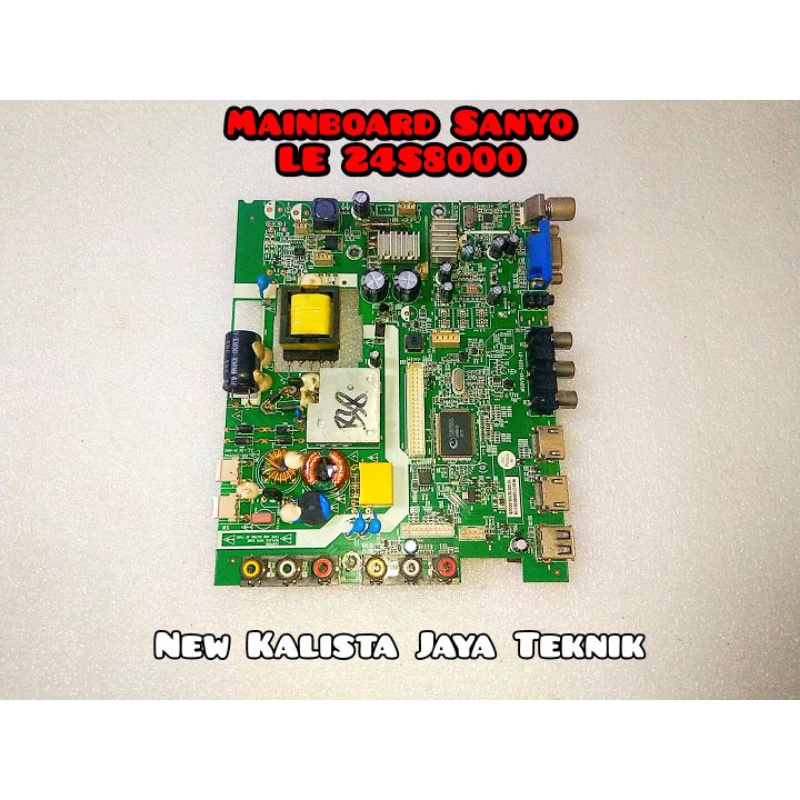 MAINBOARD TV SANYO LE 24S8000 ORIGINAL MS0V591-ZC01-01 MB 24S8000 MOTHERBOARD TV LE24S8000 MB SANYO 