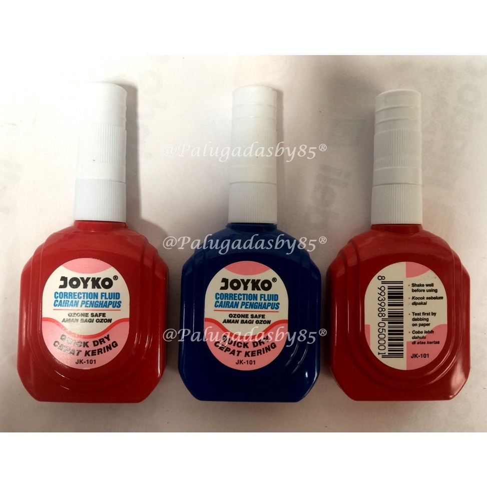 

Special Edition.. Correction Fluid JOYKO JK-101 (1 Pak Isi 12 Pcs) / Correction Fluid Cairan Koreksi Penghapus Cair Joyko JK-101 / Correction Pen Joyko JK101 / Joyko JK 101 K97