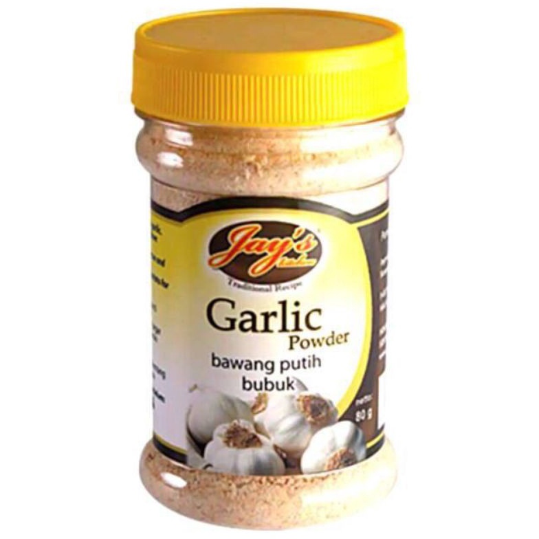 

Ready Stok Jay's Garlic Powder | Bubuk Bawang Putih | Jays Garlic 80 gram 08M