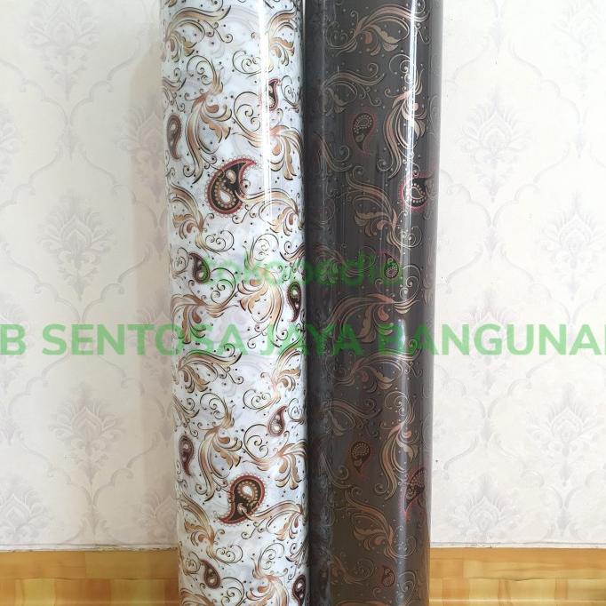 Promo Fiber Pagar Rumah Penutup Pagar Motif Batik Emas