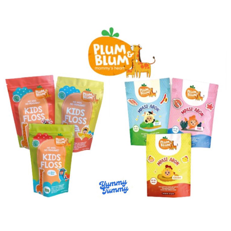 

Murah.. PLUM & BLUM BB BOOSTER MPASI ABON 50G SNACK KIDS FLOSS ABON ANAK 60G 9EK