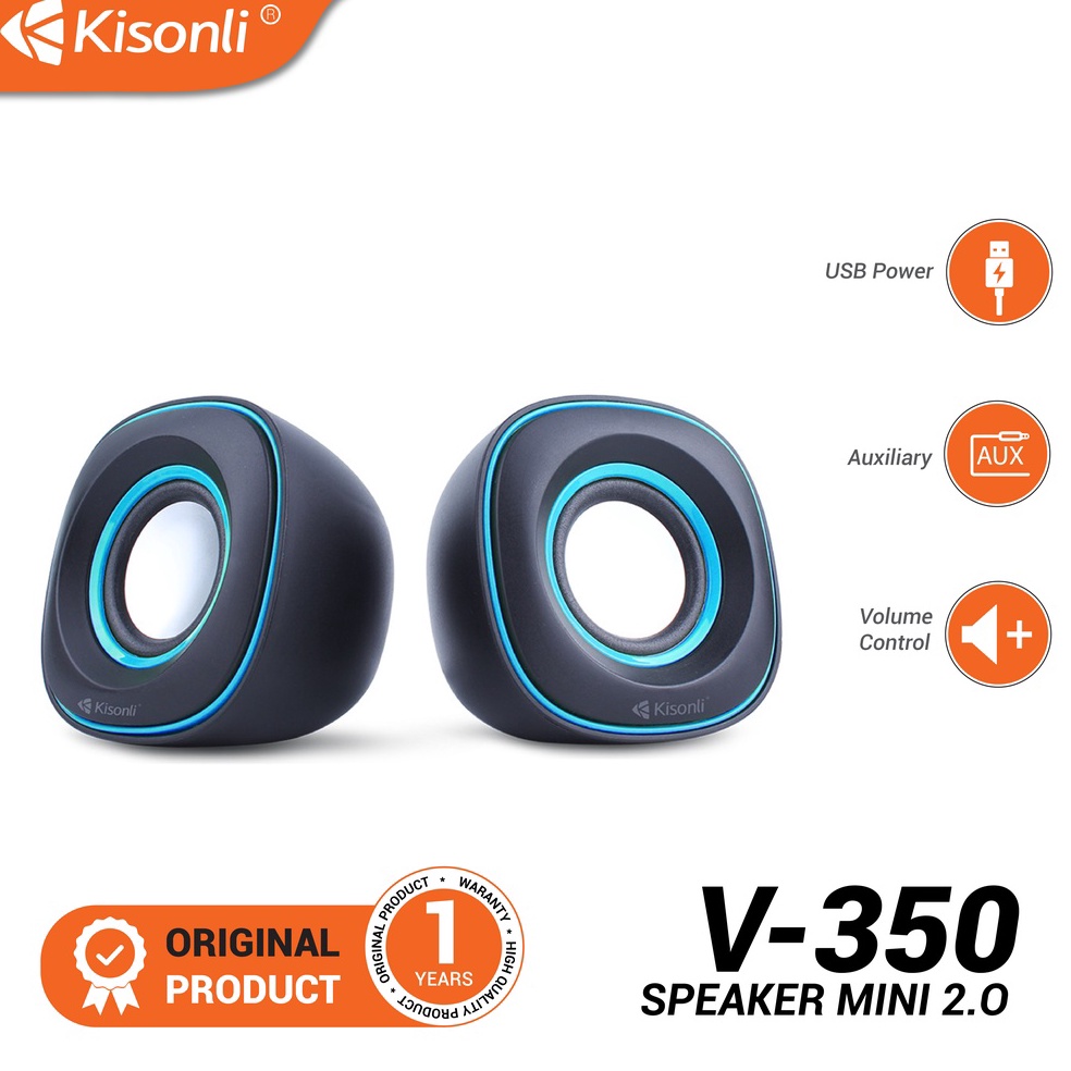 TREN TERBARU. KISONLI - Speaker 2.0 Laptop / Komputer V350