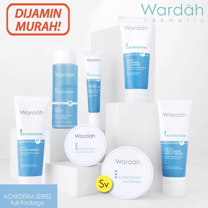 Paket Wardah Acnederm Series Complete Package 7 in 1