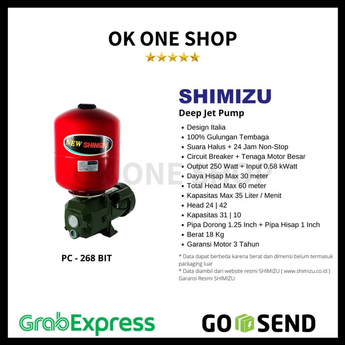 Shimizu JET Pump PC-268