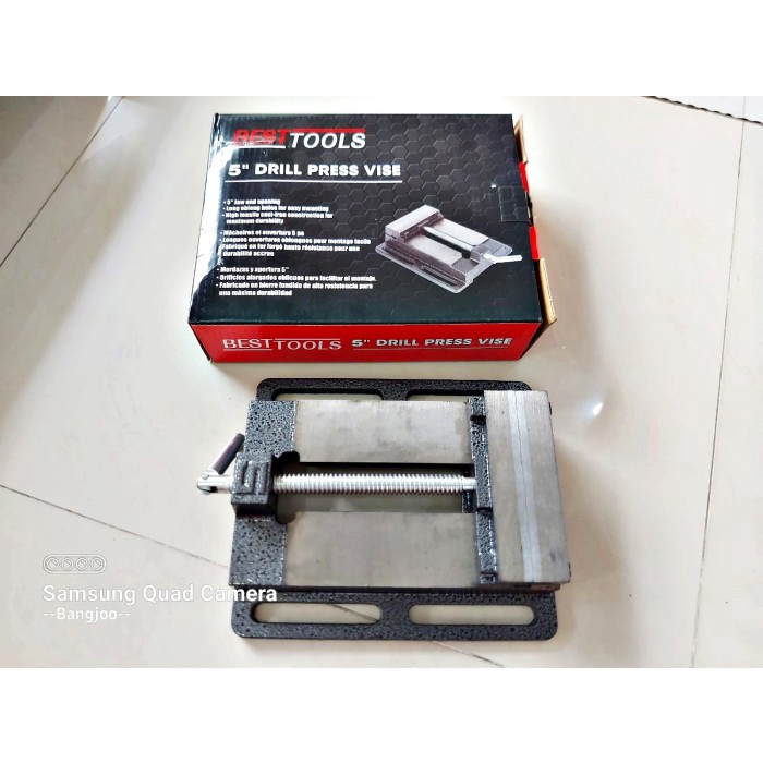 TERMURAH Ragum bor duduk 5inch Catok CEPER 5" Tanggem bais dudukan bor meja