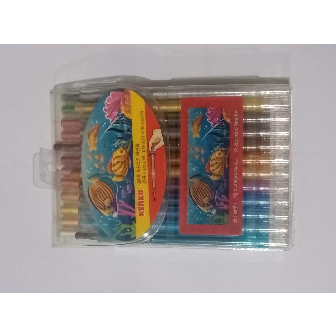 

OBRAL Krayon KENKO 24 Warna Putar