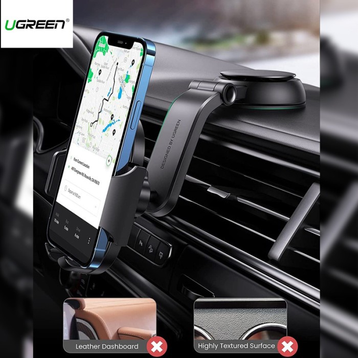 Ugreen Car Phone Holder Dashboard Kaca Holder Mount Hp Mobil