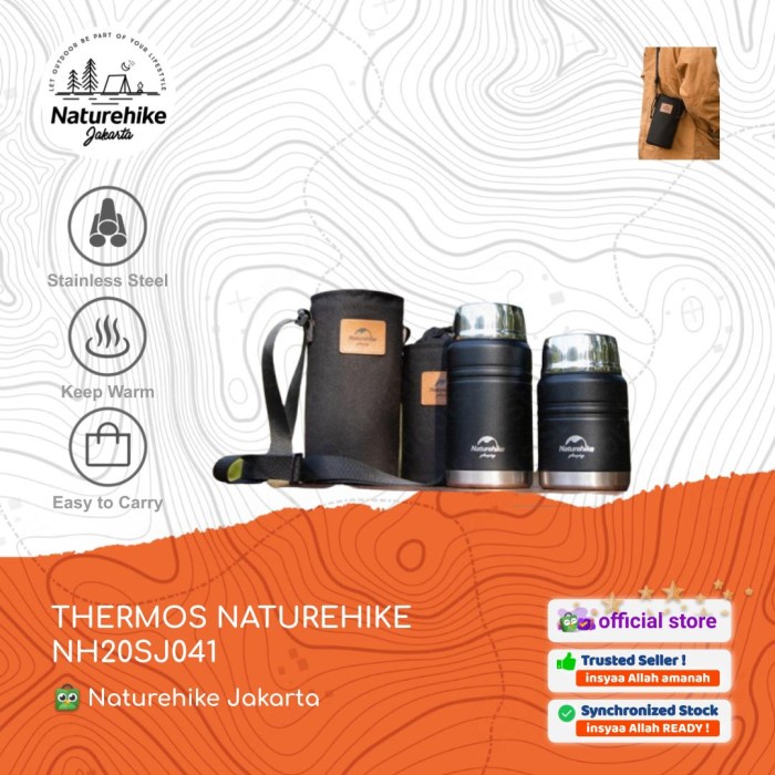 TERMURAH THERMOS / TUMBLER / BOTOL MINUM STAINLESS STEEL NATUREHIKE NH20SJ041