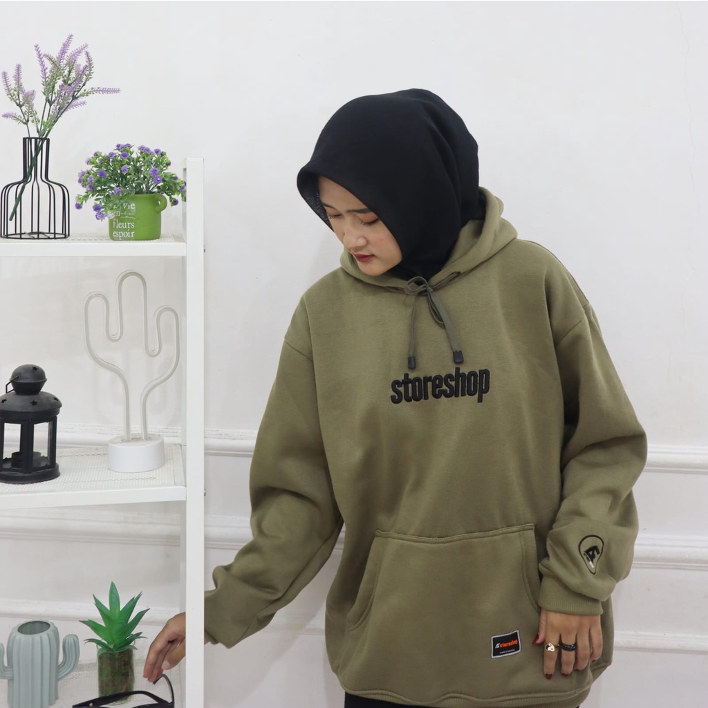 Jaket Hoodie Sweater Pria Wanita Bordir