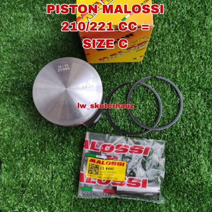 Piston Malossi Mhr Untuk Px 210/221 Cc = Size C Original