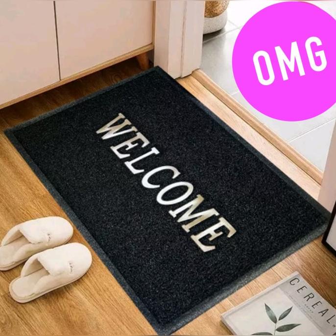 ------] Keset Welcome pvc motif bihun keset karpet pvc Welcome