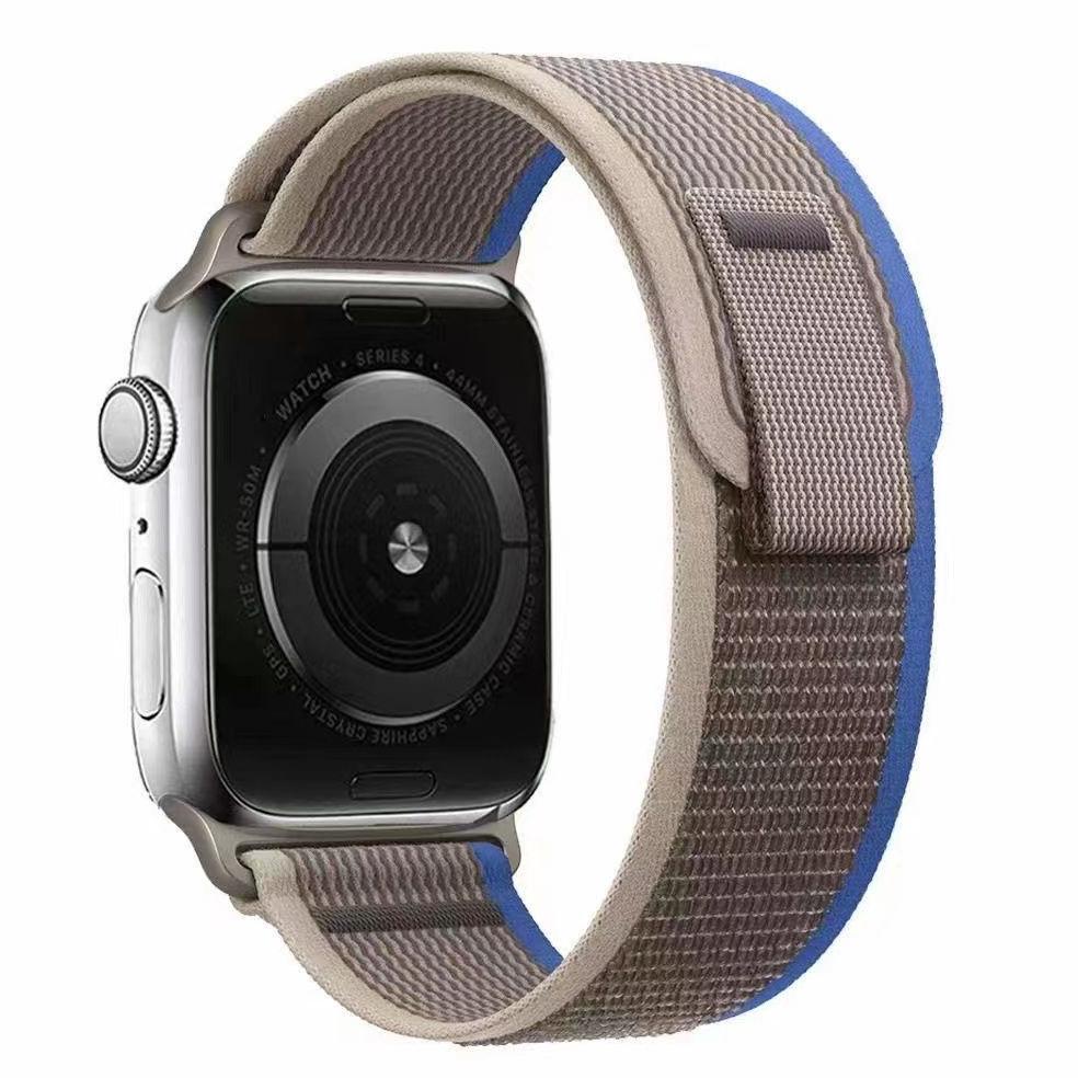 Terbaru Spigen Ultra Trail Loop Nylon 2Tone Strap Iwatch Woven Velcro Iwatch Se 1 2 3 4 5 6 7 8 Ultr