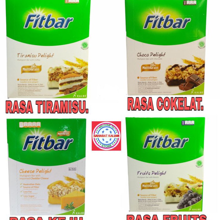 

✶Produk GGRGM Fitbar 20gram 1 Box isi 12 pcs N63 Dijual Murah