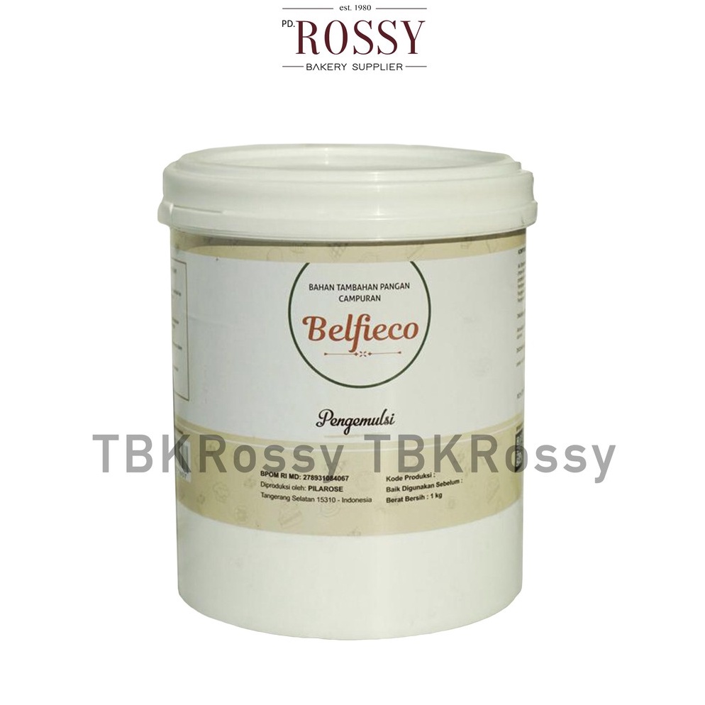 

Ready stock Belfieco Pengemulsi 1kg (Emulsifier) GHN