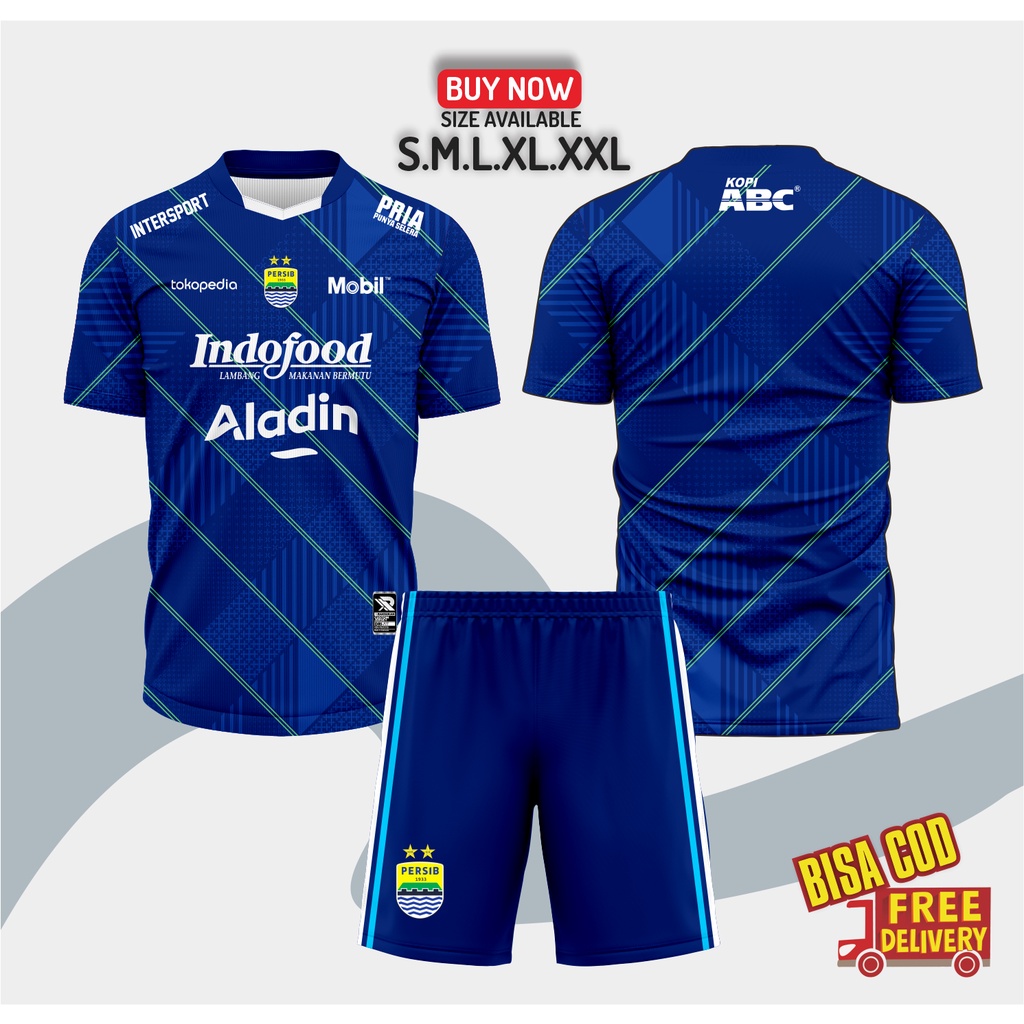 Baju Jersey Persib Bandung Homer Terbaru 2023 Bisa Tambah Nama Dan NO