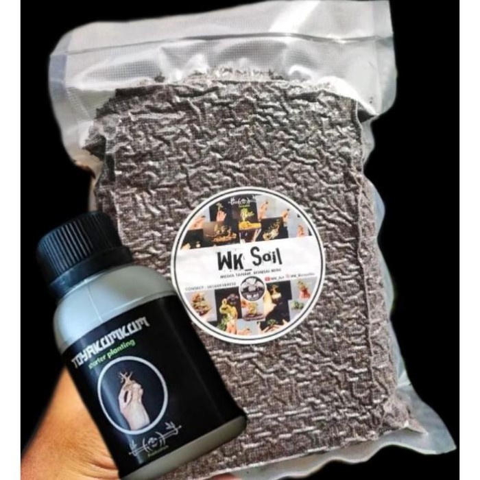 HOT SALE TERBAIK 1PAKET MEDIA TANAM BONSAI MINI (WK_SOIL) 1KG DAN TERBARU