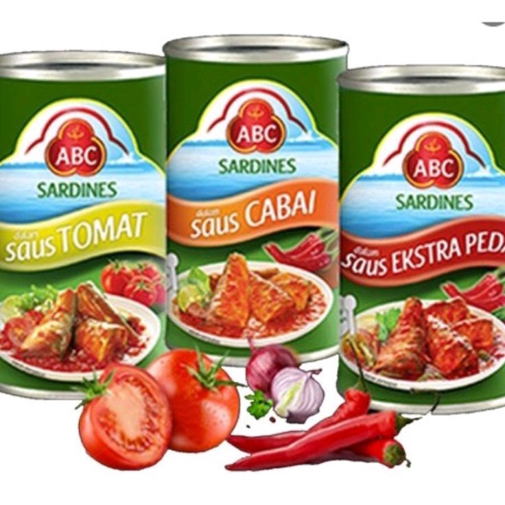 

➷Stok Banyak✴← SZ7MP Sarden ABC 155gr B69 ⁂Dijual