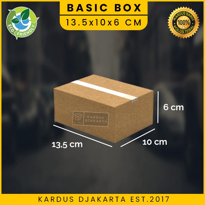 

Kardus / Karton Box Packing Polos 13,5x10x6 cm