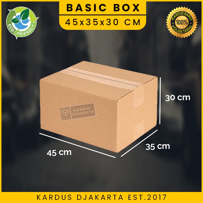 

Kardus / Karton Box Packing Polos 45x35x30 cm